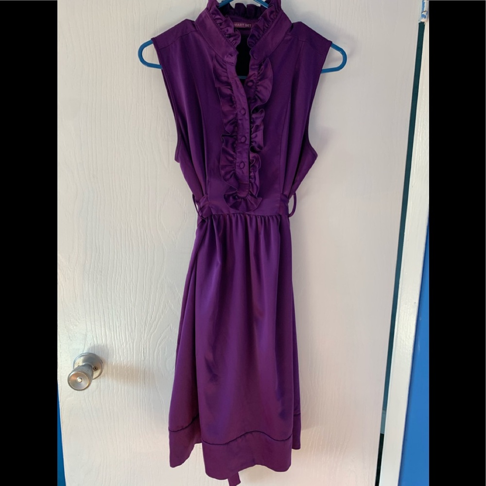 Cute knee high purple dress